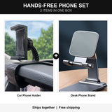 Hands-Free Phone Set: Car + Desk