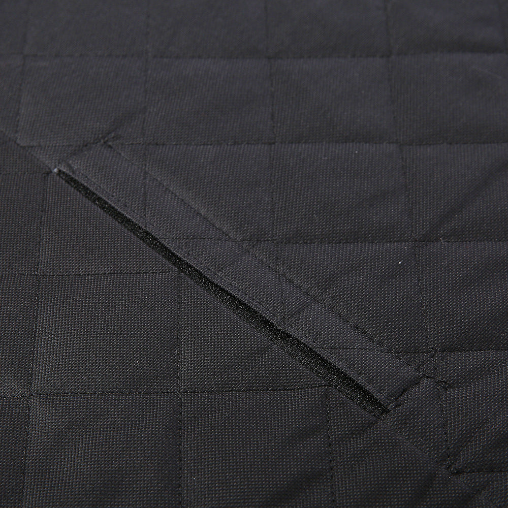 Dog car seat cover hammock with mesh window on a back seat - view 6
