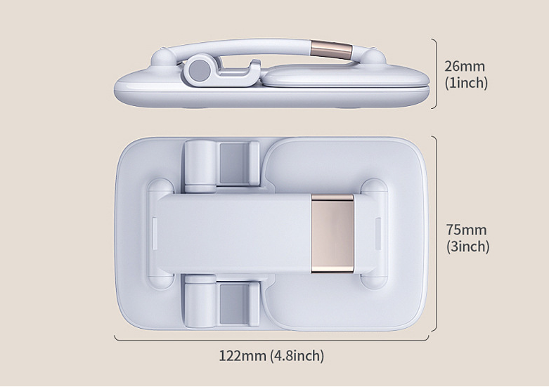 Desktop phone and tablet stand