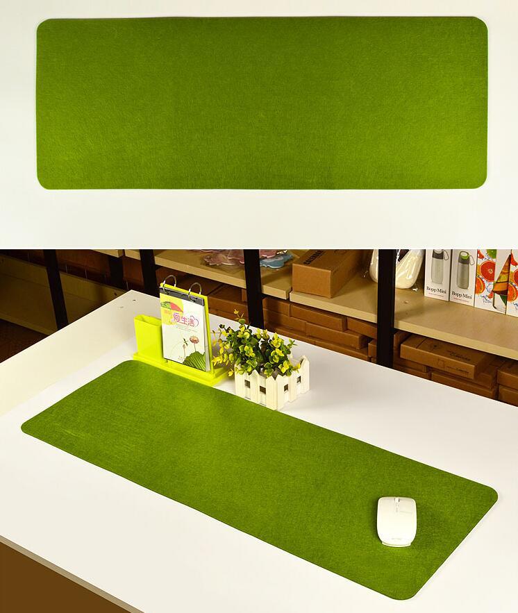 Felt desk mat and mouse pad - Green