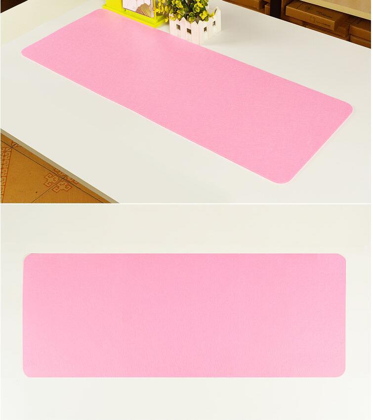 Felt desk mat and mouse pad - Pink