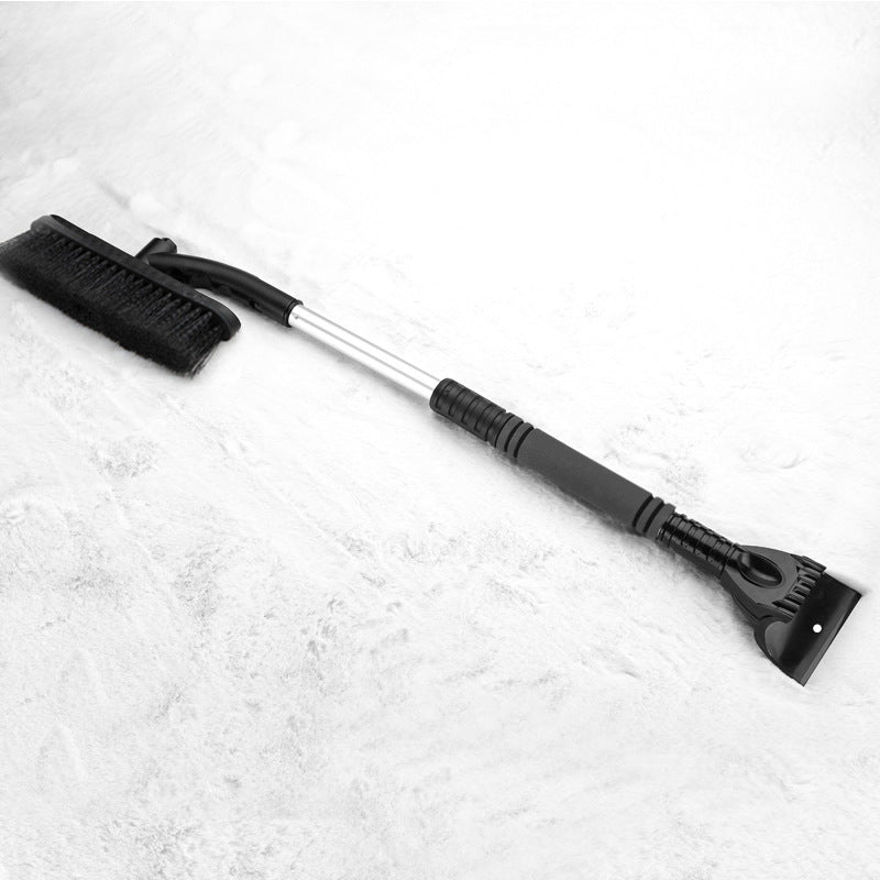 Extendable car snow brush with ice scraper - view 3