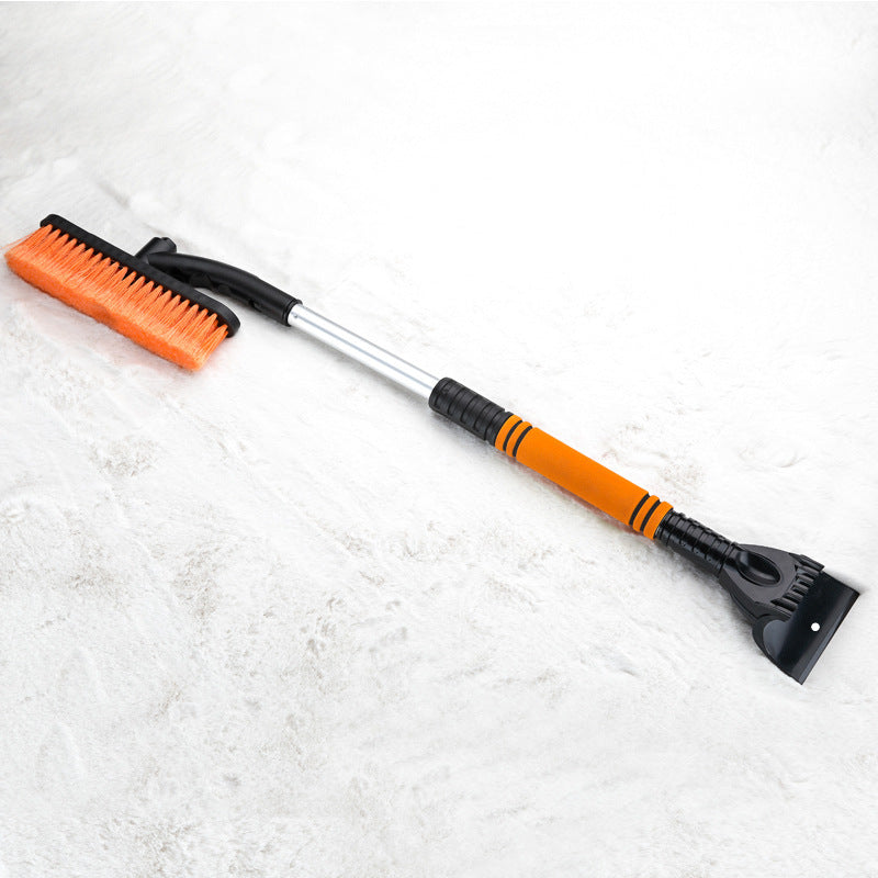 Extendable car snow brush with ice scraper - view 5