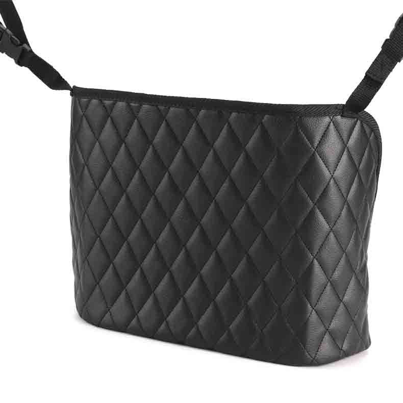 Car seat handbag holder between front seats - view 2