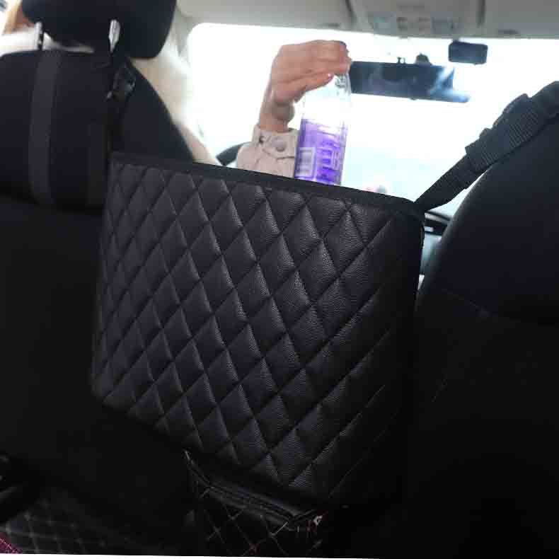 Car seat handbag holder between front seats - view 3