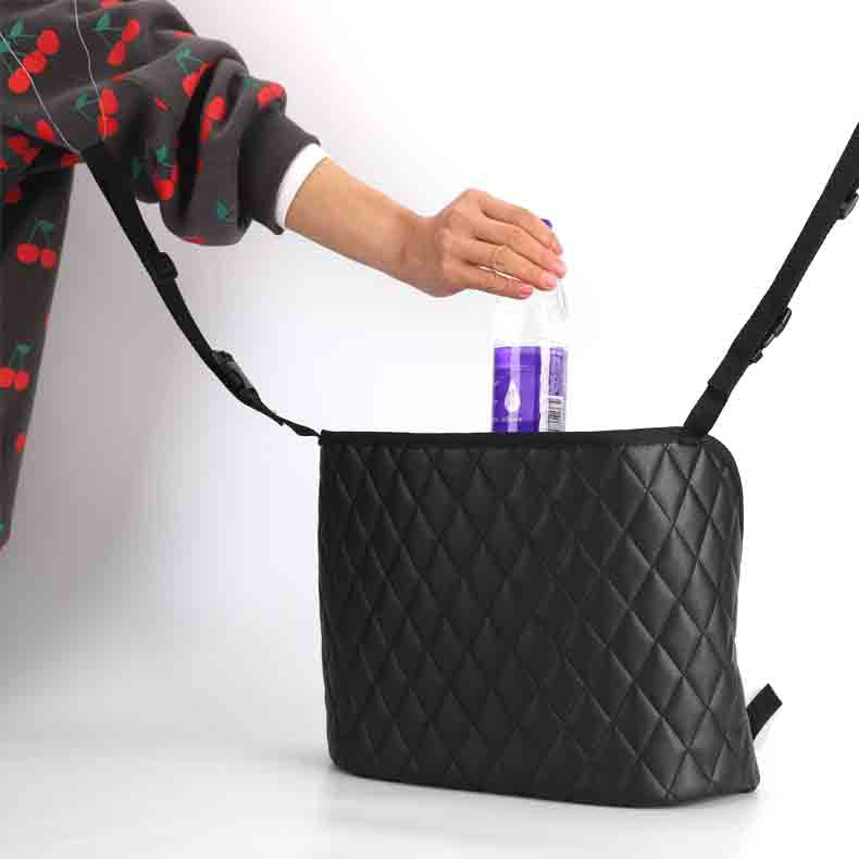 Car seat handbag holder between front seats - view 5