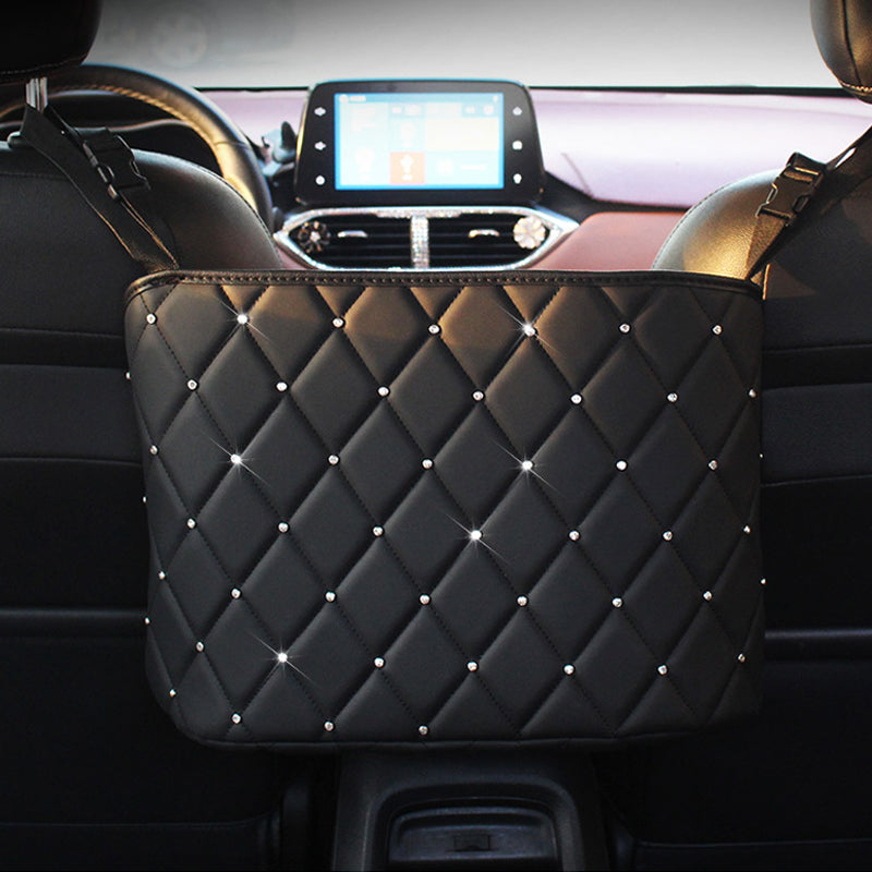 Car seat handbag holder between front seats - view 6