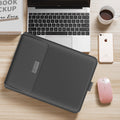 PU leather laptop sleeve with front pocket - view 6