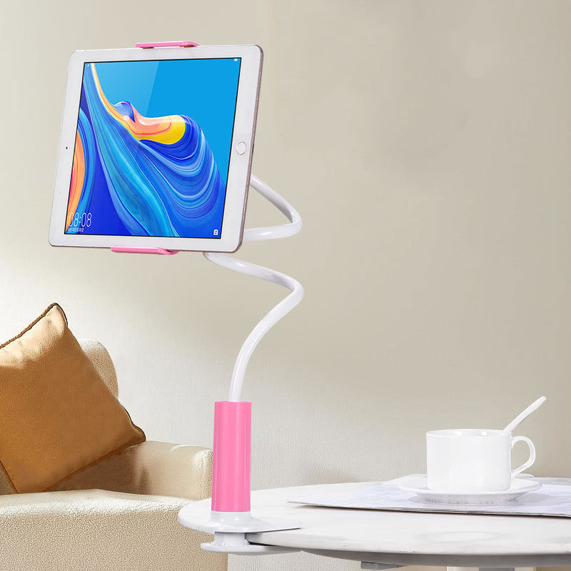 Flexible gooseneck phone and tablet holder - Universal Pink