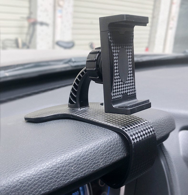 Car dashboard phone holder clip mount