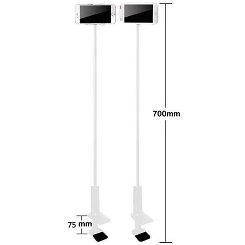 Flexible gooseneck phone and tablet holder