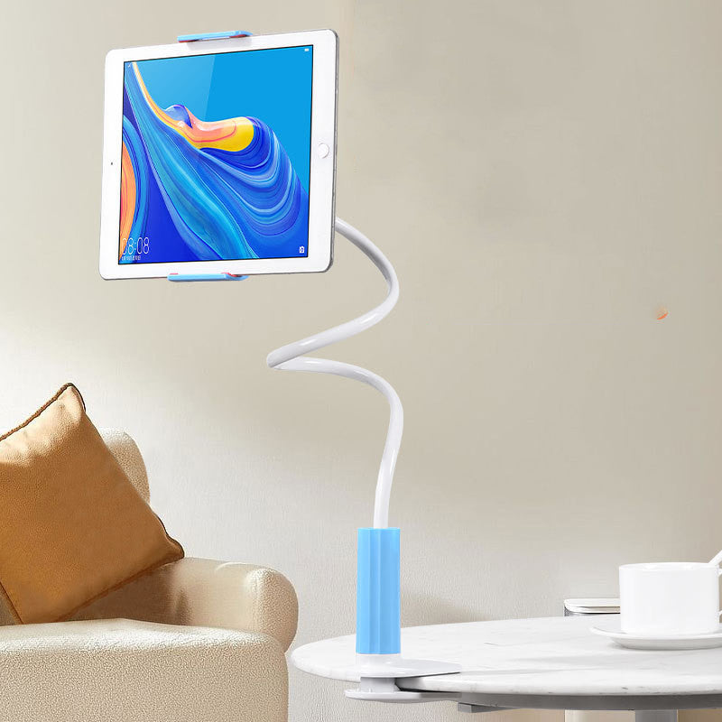 Flexible gooseneck phone and tablet holder - Universal Blue