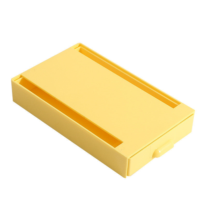 Hidden under-desk drawer organizer - Yellow / Large