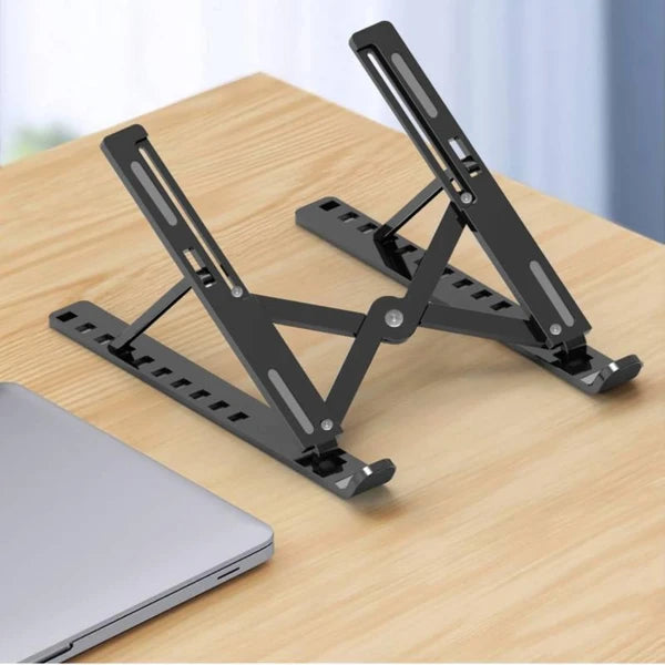 Adjustable foldable laptop stand