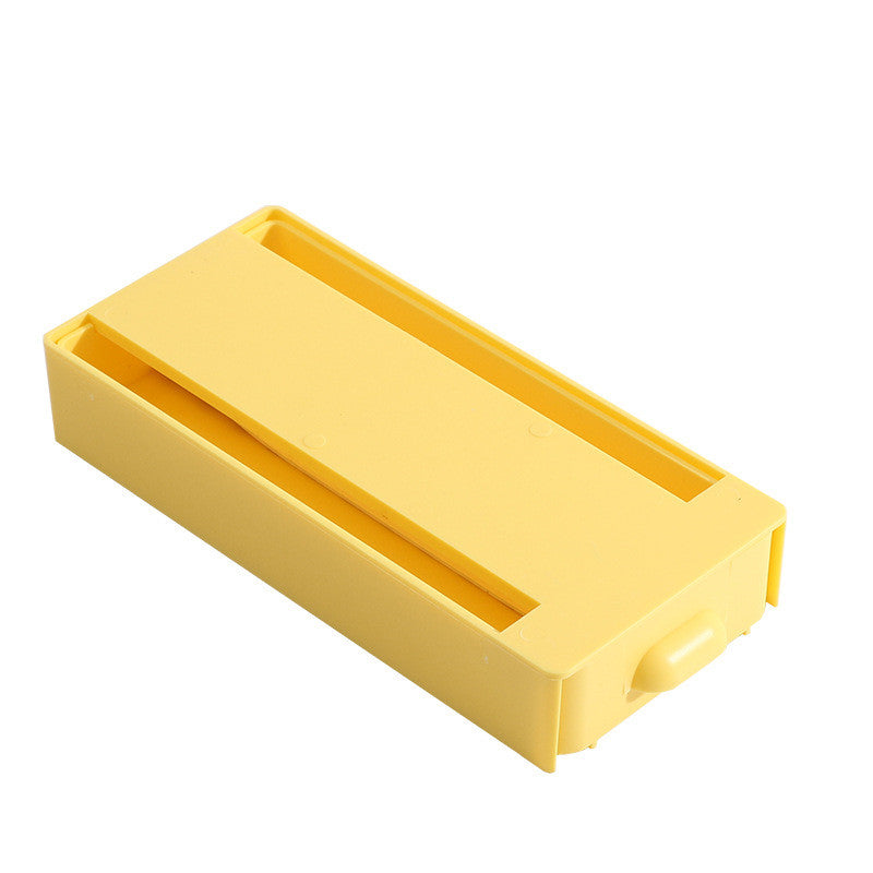 Hidden under-desk drawer organizer - Yellow / Small