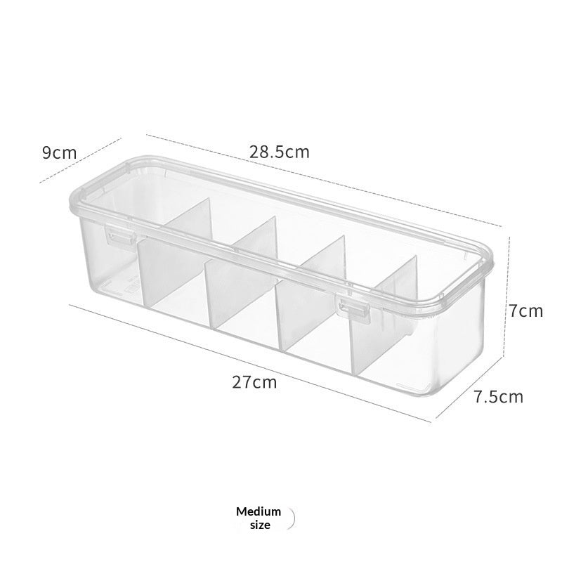 Cable organizer box with compartments - Medium