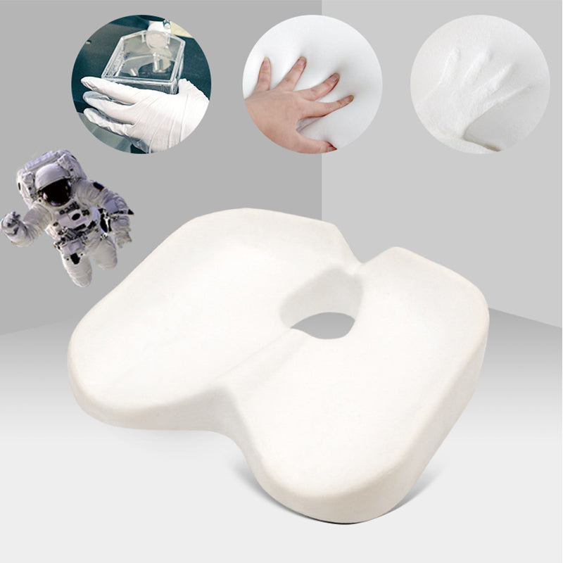 Contoured memory foam seat cushion with mesh cover - view 3