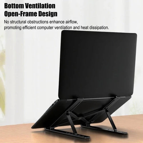 Adjustable foldable laptop stand