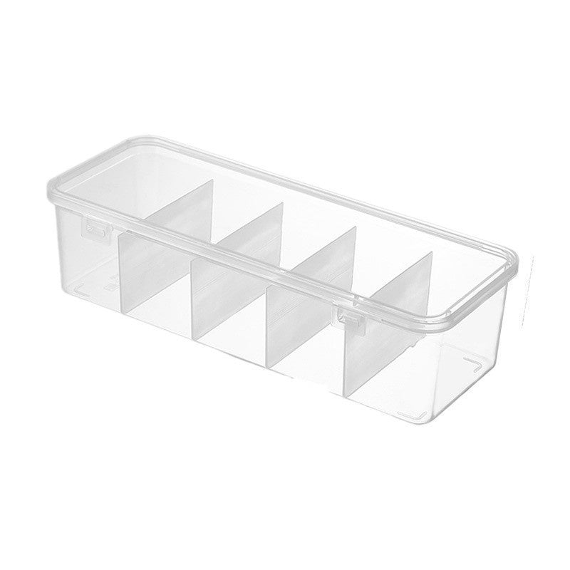 Cable organizer box with compartments