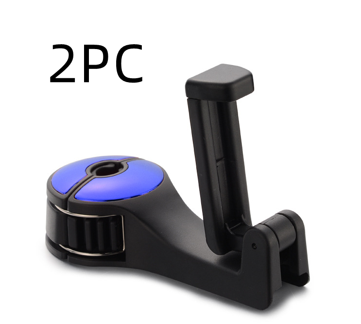Car headrest hook with fold-out phone holder - view 11