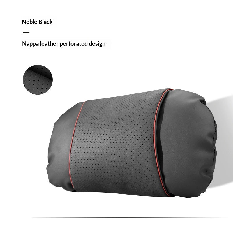 Leather-style car headrest neck pillow - view 8