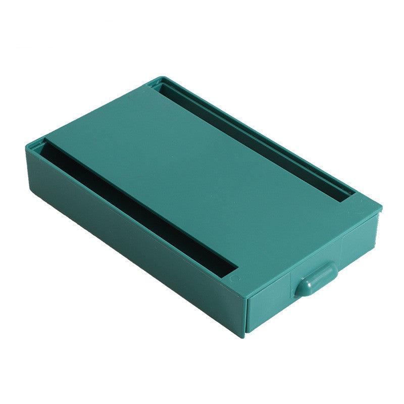 Hidden under-desk drawer organizer - Green / Large