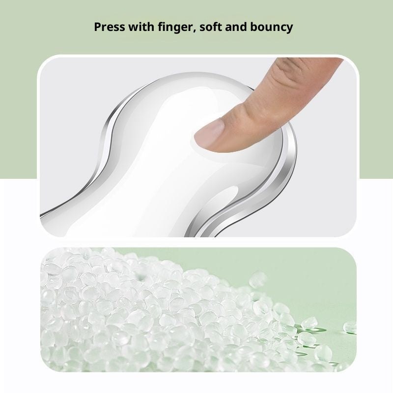 Clear silicone wrist rest