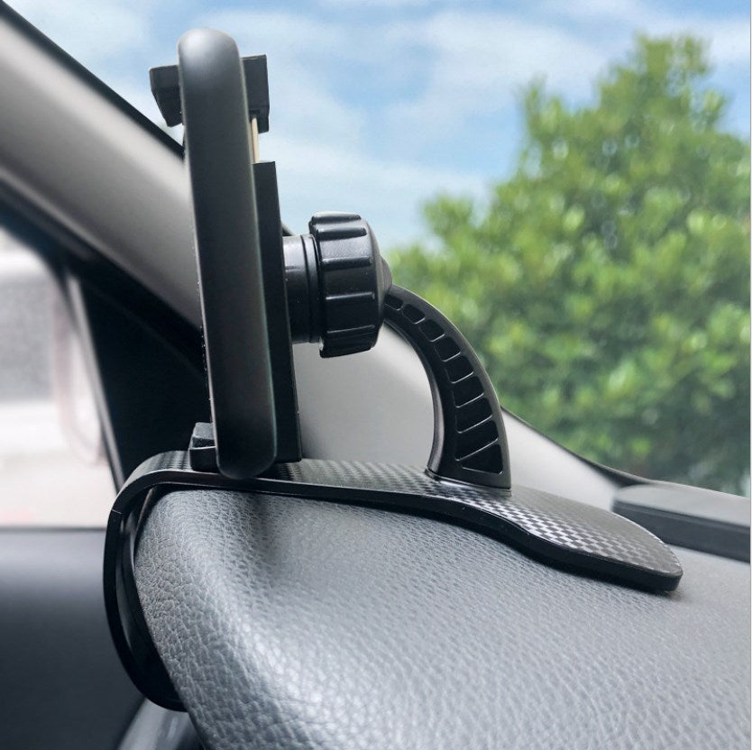 Car dashboard phone holder clip mount
